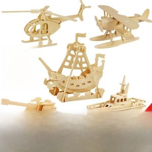 Robotime 3D Wooden Puzzle Tank Model DIY Assembly Toy for Girls Educational Intelligence Childrens Toy Blocks Brain Teaser