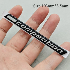 3D ABS Car Sticker Competition Logo Bar Underlined Badge Emblem Decals For BMW M3 M4 M5 X5M X6M Thunder Edition Auto Accessories
