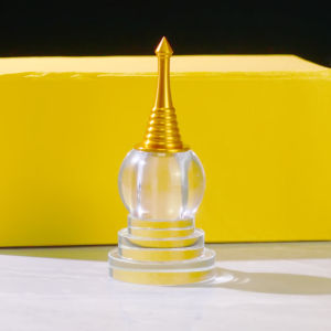 HOUZISHAN | Transparent Hollow Buddha Altar Decoration