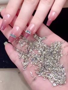 YYM 50PCS 5A Mini Zircon Crystals Nail Art Rhinestones Shiny Nail Charms for DIY Manicure Decorations Nail Art Rhinestone