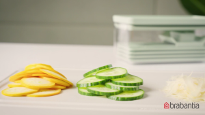 BRABANTIA Tasty+ Slicer and Grater Set - Jade Green