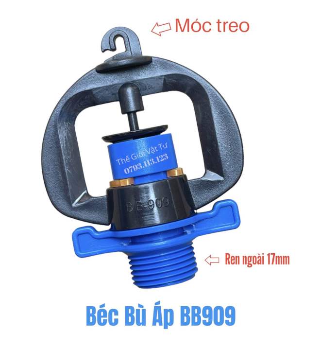 Bộ 10 Béc Tưới Bù Áp Thân Xoay Cải Tiến Fe909BA Chuyên Dùng Tưới Hoa ...