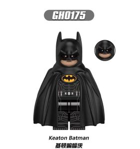 Compatible DC Superhero Building Blocks Assembly Toy Batman Superman Zod General Flash Keaton Plastic Model Kit for Kids