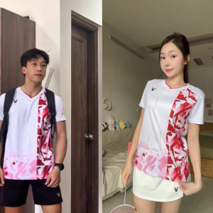Áo Cầu Lông Quần Cầu Lông Bộ Cầu Lông Nam Nữ Chuyên Nghiệp Vải Thoáng Khí A948 - V Badwear
