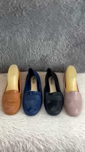 Sepatu Import Wanita 1839 - Sepatu Pantofel Wanita bahan Jelly PCU - Sepatu Flat Wanita