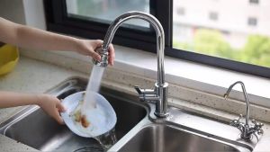 Đầu vòi tăng áp 3 chế độ đầu nối vòi nước tăng áp loại ngắn bằng nhựa ABS Màu Bạc mạ crome cao cấp chịu nhiệt tốt