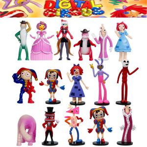 Bandai | 2026 8pcs/set Amazing Circus Digital Anime Action Figure Ragatha/Jax/Pomni Collection PVC Model Doll Toy Birthday Gift