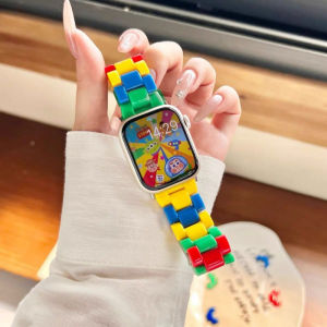 Lego Blocking Strap for iWatch Band Compatible with iWatch Series 9 8 7 6 5 4 3 SE Ultra in Sizes 49MM 45MM 42MM 38MM 44MM 40MM