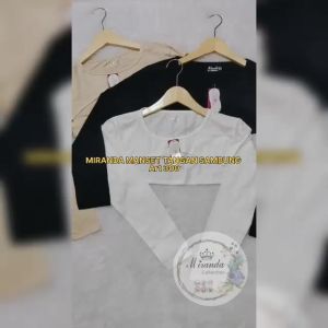 Miranda Ms300 Manset Balero Sambung Tangan Panjang Handsock Rayon