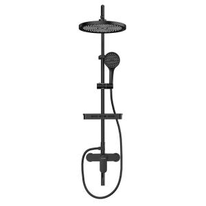 YALANDENG | Black Shower Set with Showerhead and Faucet
