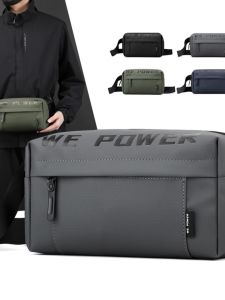 Túi Đeo Chéo Nam Thời Trang Phong Cách Công Sở Đa Năng Túi Đeo Vai Đơn Túi Đeo Hông Túi Đeo Chéo Bằng Vải Nylon Nhỏ