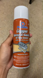 PERMATEX Copper Spray-A-Gasket Hi-Temp Adhesive Sealant น้ำยาซีลปะเก็นทนความร้อนผสมทองแดง