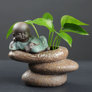 Ceramic Flower Vase Hydroponics Planters Home Tea Table TV Cabinet Decorative Items American Country Style Desktop Ground Placement