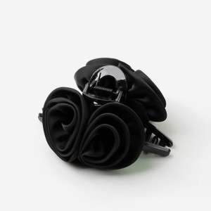 Cỡ lớn 13cm kẹp tóc hoa hồng xếp ly cặp tóc nhựa sau đầu thanh lịch cho nữ