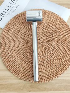 Stainless Steel Meat Hammer for Beef Steak And Patty Pounding Kitchen Tool by Chockmen Home Use Meat Knocking Tool