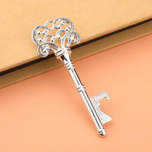 daily1Pcs Creative Portable Vintage Key Shaped Portable Vintage Alloy Key Shaped Keychain Beer Bottle Opener Keyring Bar Tools