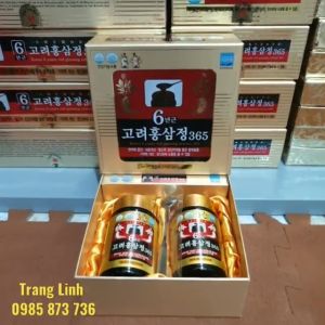 Cao hồng sâm 365 hàn quốc chính hãng hộp 2 lọ x 240gr - Tăng thể lực phòng ung thư - koreaboss