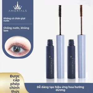 AMORTALS Mascara Dài Lông Mi Double Effect Đầu Đơn Màu Trắng 02 Natural Look Dài Rộng Không Smeared Chống Nước Sản Xuất Tại Trung Quốc