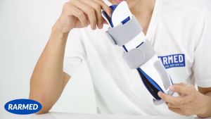 Đai đeo bảo vệ mắt cá chân lót gel Dr.Med DR-A016 yếu cơ tổn thương lỏng lẻo viêm khớp - 1 Size