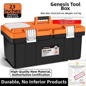 Large Industrial Home Portable Carrying Toolbox