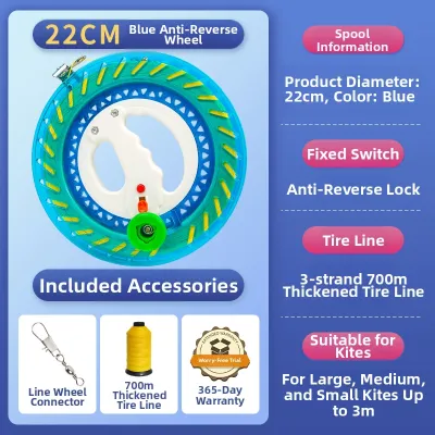 XIAOYAOJIN | Anti-reverse Handheld Big Bearing Effort-saving Kite Reel