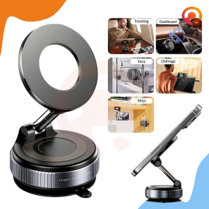 [RO ACC] NANVAN NVN-CHD05 MAGNETIC HOLDER HP BRACKET VACUUM SUCTION WITH LOCK PREMIUM NEW