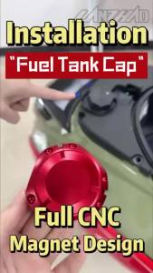 For Vespa Sprint Primavera 180 150 s125 LX125 GTS Scooter CNC Fuel Cap Magnet Oil Gas Tank Cover