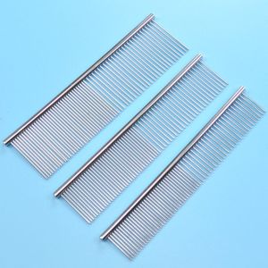 Durable Grooming Tool: Stainless Steel Dog Comb & Hair Brush
