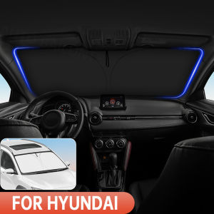 For Hyundai Palisade Venue Elantra Kona Car Windshield Sunshade Cover Front Window Sun Shade Visor Car Interior UV Protection