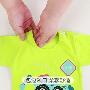 【C078】Boys and Girls Baby Fashion Short-sleeved 2-Pieces set Childrens clothing cotton T-shirt with Shorts Kids Clothing 儿童短袖套装