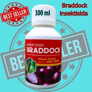 Insektisida Braddock Metil Oksidemeton 250 g/l Pembasmi Hama Ulat pada tanaman padi bawang kedelai cabai kacang kacangan
