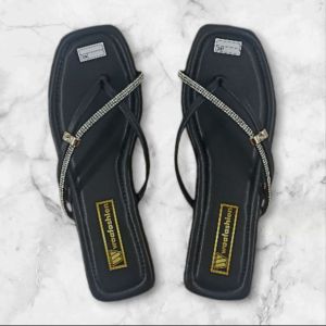 ALWAQI Sandal Flat Wanita Model Jepit Casual Trendy 36-40