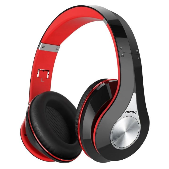 Mpow 059 Wireless Bluetooth Headphones Foldable Bluetooth Headsets Head-Mounted Noise Cancellation Earphones Outdoor Sports Game Study Stereo Heavy Bass HIFI AUX Mode