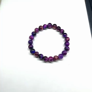 SEA JJT Natural Crystal Bracelets Collection Featuring Blue Apatite Dragon Blood Labradorite Zebra Stone Amethyst Spot Stone Yellow Tiger Eye Indian Agate and Black Picasso Stones