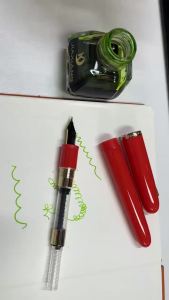 1PC Jinhao 9016/9013 Acrylic Bút Máy Dadao Series Màu Nâu Trong Suốt Với EF/F/M Ngòi Công Suất Lớn Bộ Chuyển Đổi Mực Viết Dụng Cụ