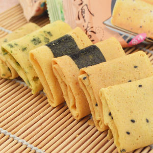 Handmade Phoenix Egg Roll Old-Fashioned Egg Roll Home Office Casual Snack Refreshments Snack Biscuit Pastry Gift Box