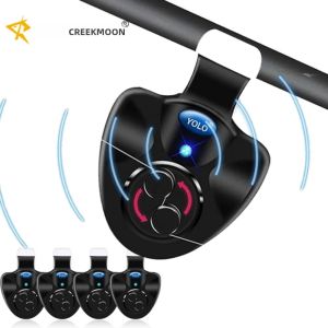 Cần Câu Điện Tử Báo Động Cắn Câu Có Đèn LED Chỉ Báo Độ Nhạy Cao Công Cụ Câu Cá Ban Đêm Kẹp Âm Thanh Báo Động Chuông Cho Cực Giải Quyết