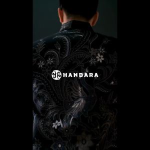 Batik Handara - Srigunting Hitam Kemeja Pria Furing Erro