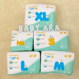 MAKUKU SAP Diapers Comfort | NB28 | S36 | M34 | L32 | XL32 | XXL28