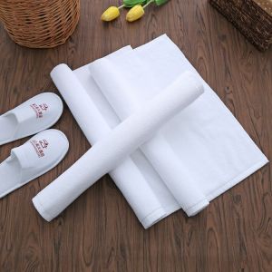 Five-Star Hotel Bath Towel Pure Cotton White Adult Cotton Hotel Towel Beauty Salon Dedicated Soft plus Size Thickened