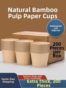 YINGXIKE | Disposable Bamboo Pulp Paper Bowl