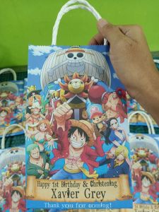 10pcs one piece d7 theme customized lootbags