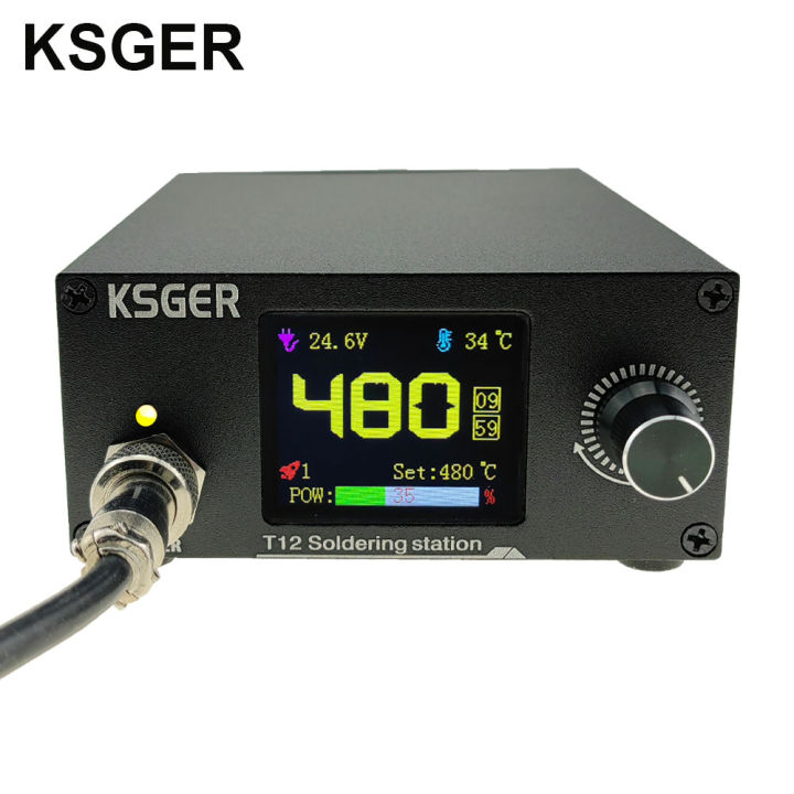 Ksger T12 V23 Controller Diy Kits Stc Chip Soldering Station Iron Tips