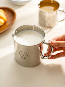 Onlycook | Cốc Sippy Bền từ Thép Không Gỉ 316L Cấp Thực Phẩm