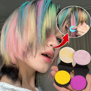【Perfect Sunfeel】Disposable Temporary Pressed Powder for Hair Dye Safe and Gentle Multi-Color Long Lasting Easy To Clean Portable DIY Hairs Dye