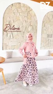 QUENBY - Gamis Delima Series / Gamis Anak Perempuan umur 6-9 Tahun