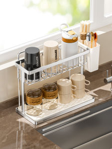 WEIMEIYUAN | Kitchen Drainage Tray Rack for Glass Cups and Mugs