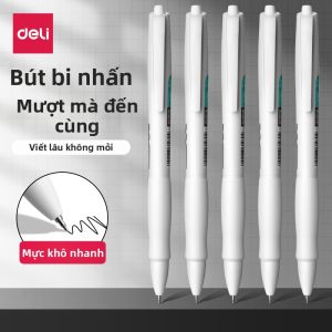 deli | Bút Nhấn Đôi Chạm Nhanh Khô Viết Mượt Mà Thu Hút Học Sinh