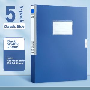 deli | Thickened Finance Document Storage Box A4