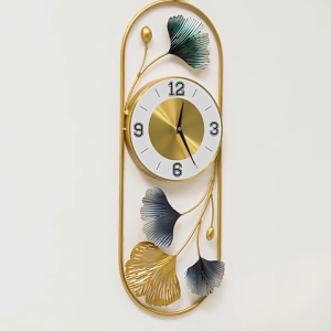 Metal Wall Clock Living Room Modern Minimalist Quiet Stylish Clock Artistic Creative Nordic Home Decorations